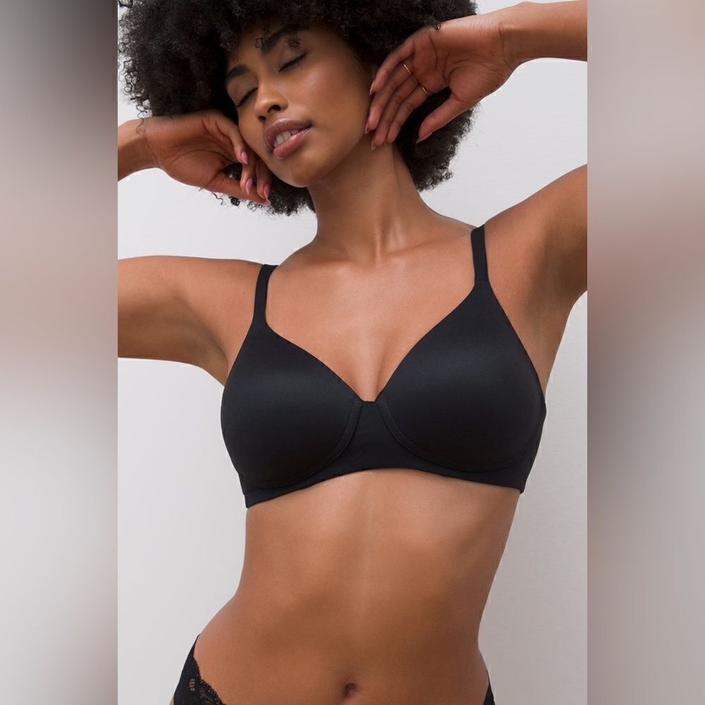 Soma Memorable wireless black bra sz 32 D